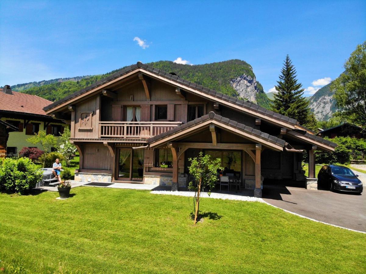 Chalet Luxe Les Mélèzes Samoëns Extérieur photo